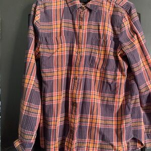 Madewell classic Plaid long sleeve